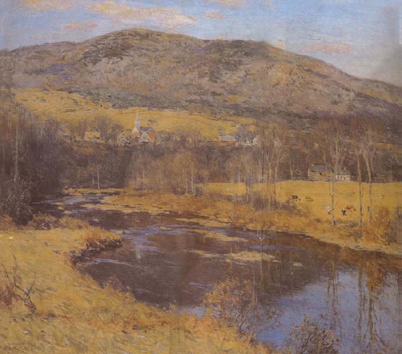 Metcalf, Willard Leroy The North Country Norge oil painting art